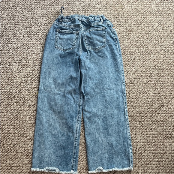 Cat & Jack and art class Kids Jeans - lot of 4 Blue, Light Blue, Cream size 14 - Picture 5 of 15